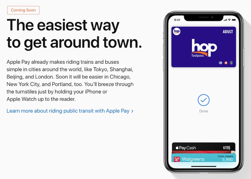 Apple Pay for Transit: Now Accepted in Singapore, NYC Testing Soon