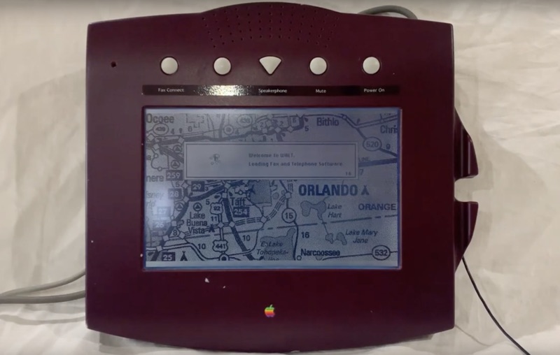 Apple's 1993 W.A.L.T. Combined Telephone and Fax Machine Prototype Seen
