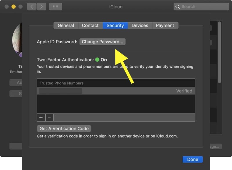 reset mac password with apple id