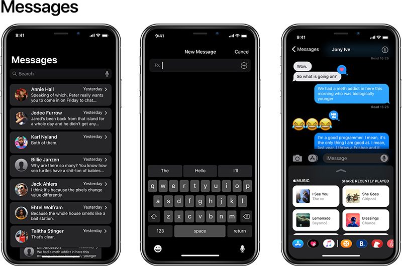 iOS 13 Dark Mode: Rumors and Mockups - MacRumors