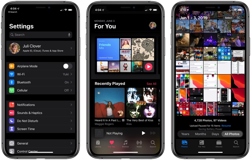 mode apple dark theme iOS   Out in MacRumors Check 13 Mode Dark