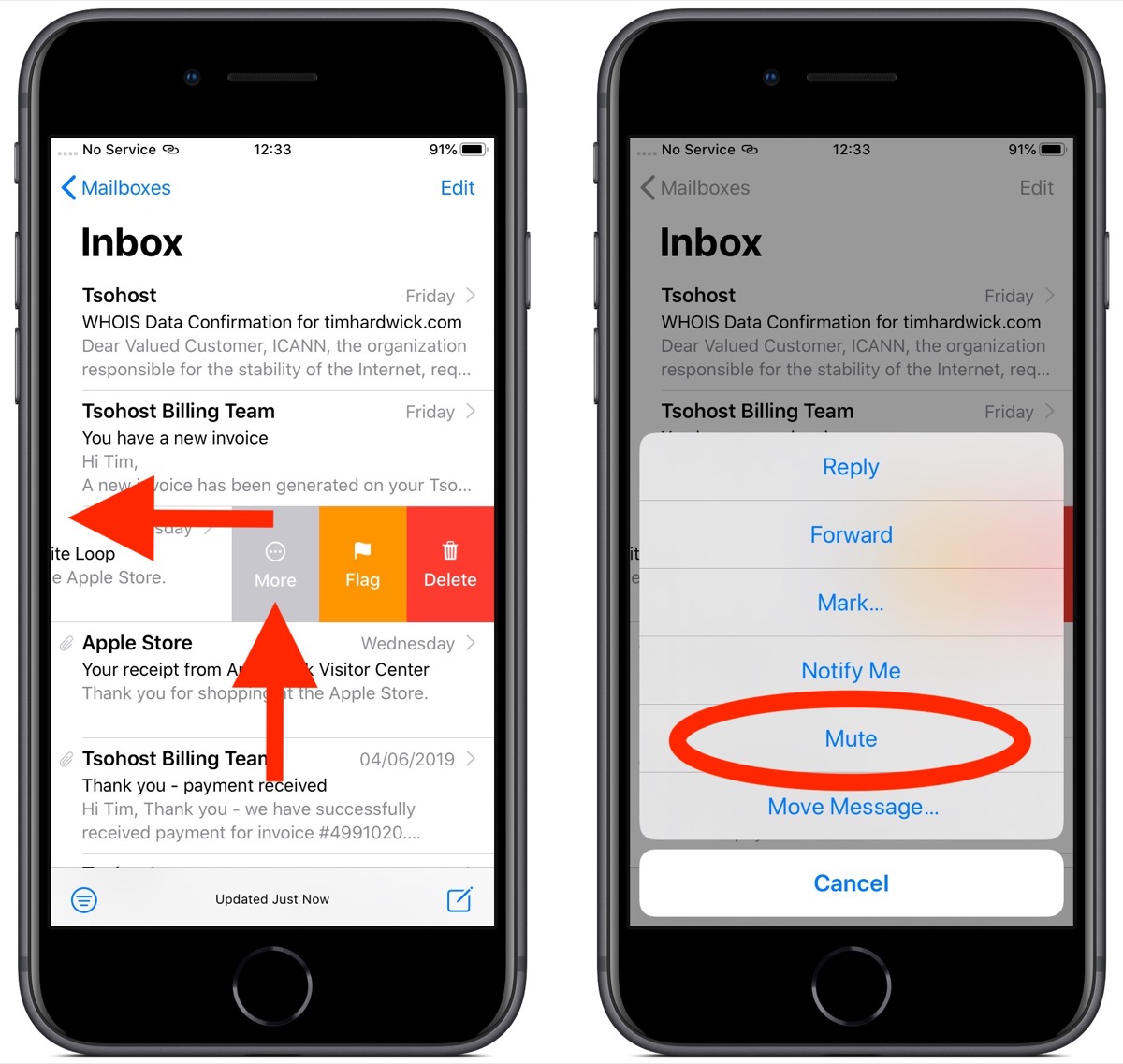 How to Mute Email Threads in iOS 13 MacRumors