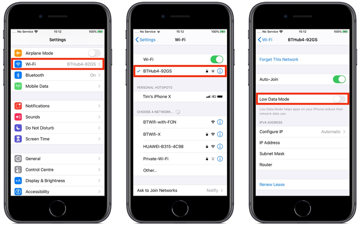 network on iphone switch Usage How iPhone Your Reduce iPad or Data to Network With