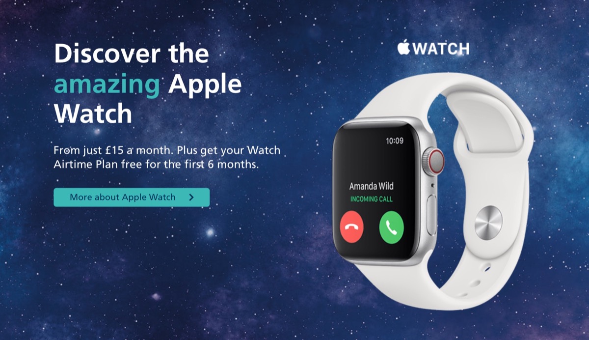 O2 Mobile Network Now Offering Apple Watch Cellular Contracts to UK