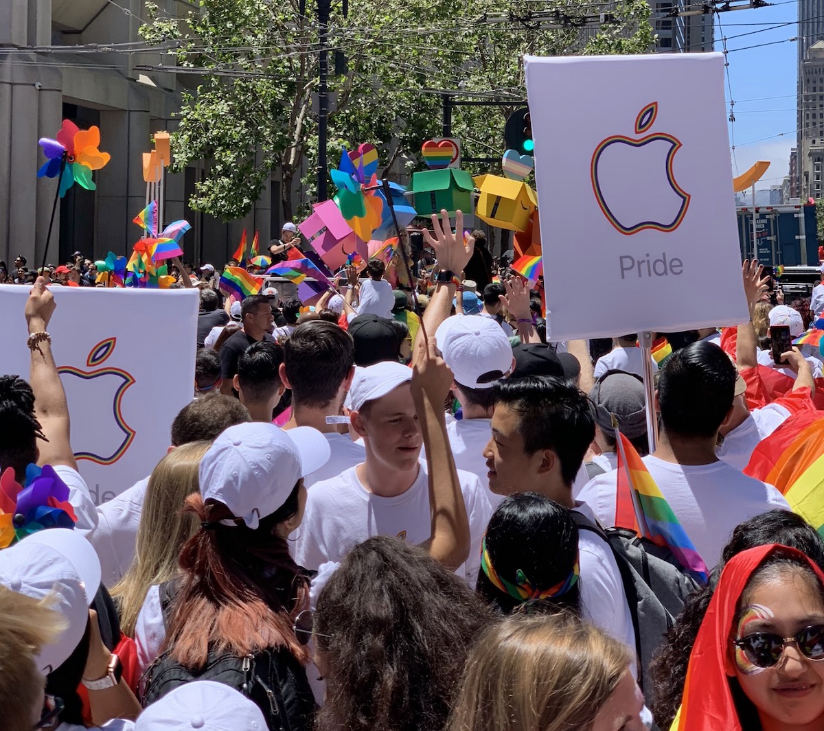 Apple Marches in San Francisco Pride Parade