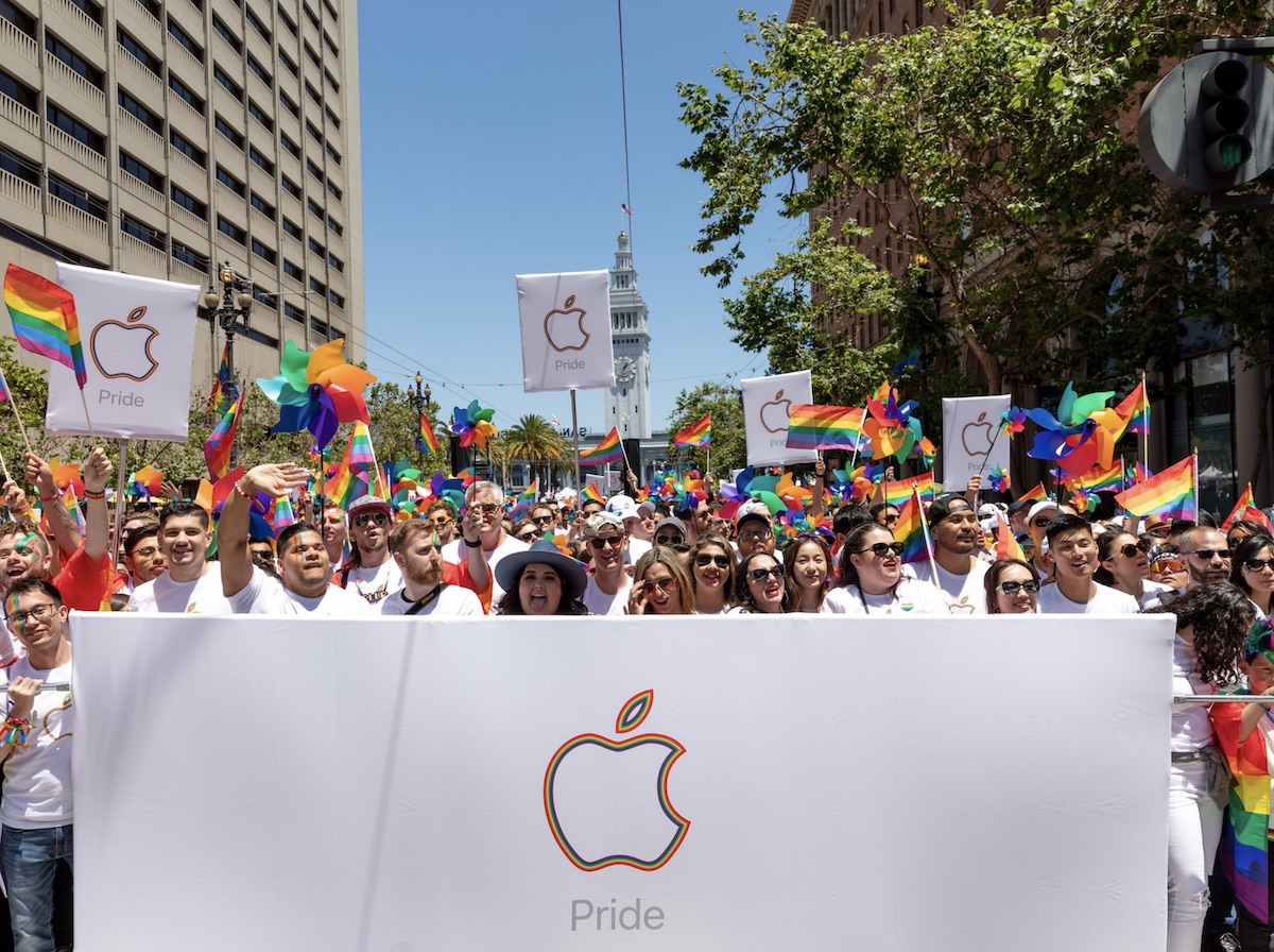Apple Marches in San Francisco Pride Parade