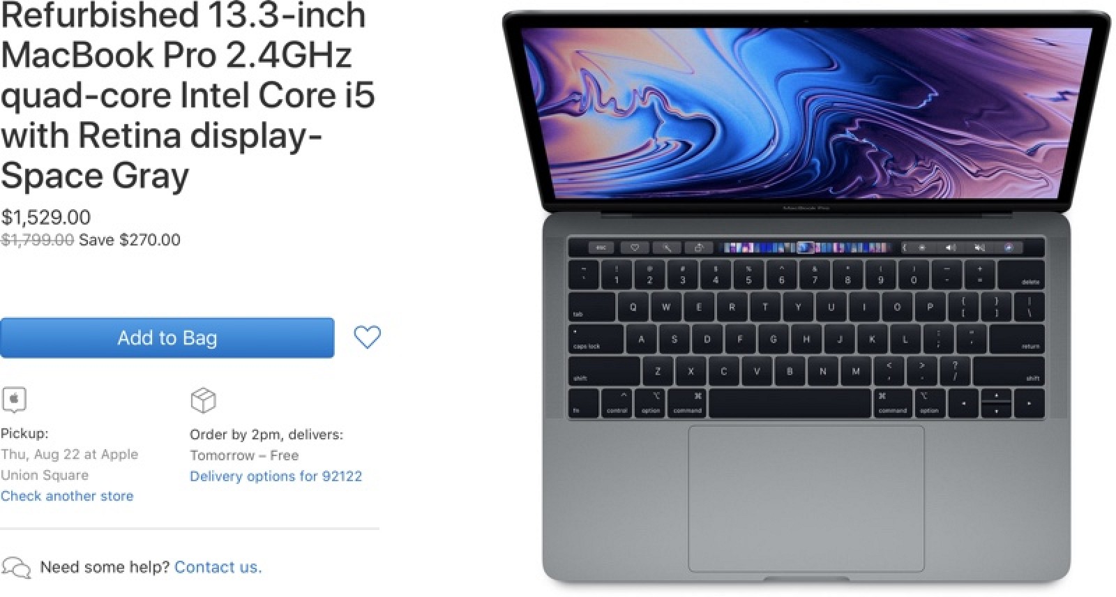 Apple's Refurbished Store Now Offering 2019 13 and 15-Inch MacBook Pro Models - Mac Rumors thumbnail