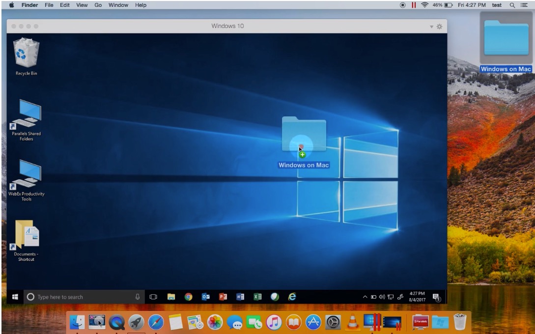 Parallels desktop