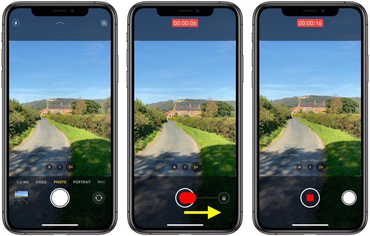 Как начать снимать видео на iPhone 11, не переключая режим камеры