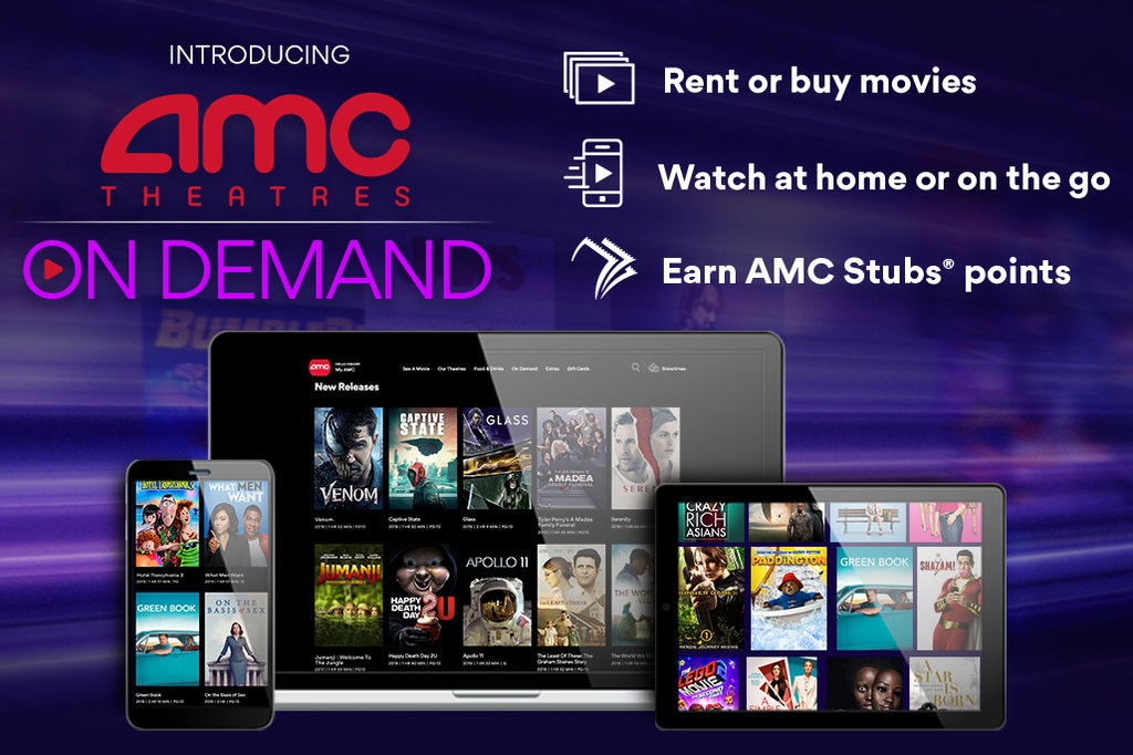 AMC Entertainment to Launch Video on Demand Digital Movie Service Today