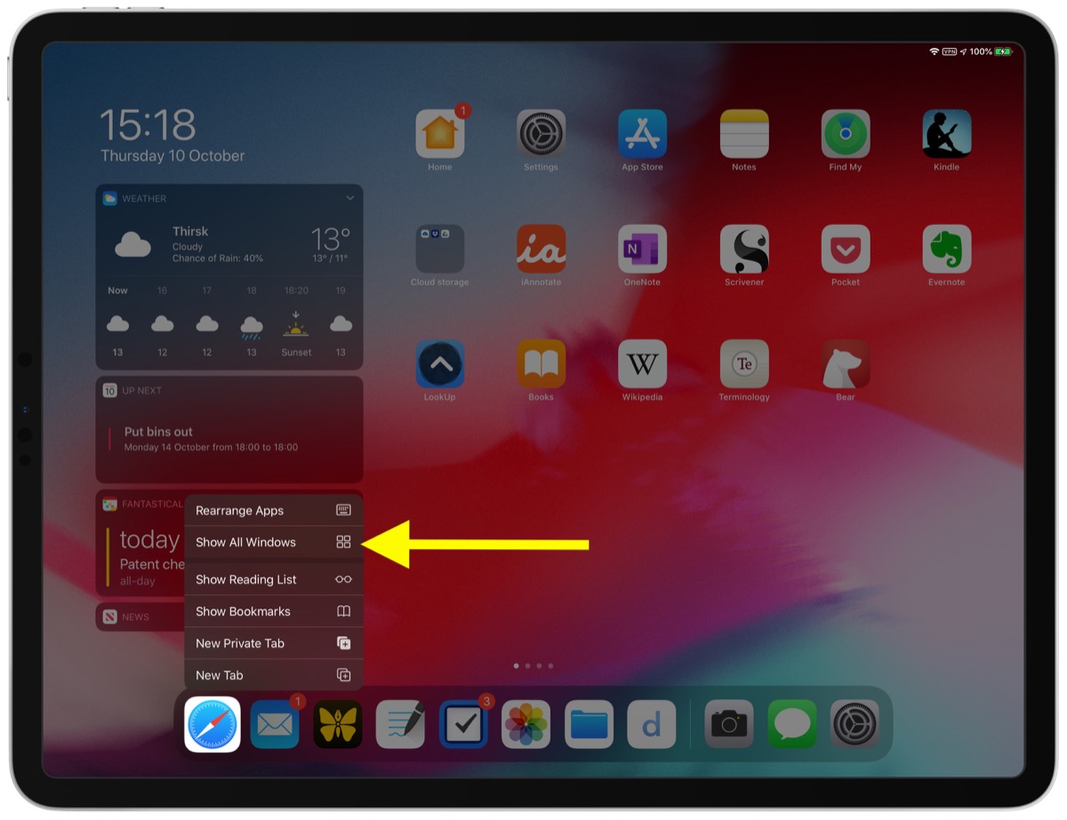 如何在 iPadOS 中使用 AppExposé 展开同一应用多窗口显示？