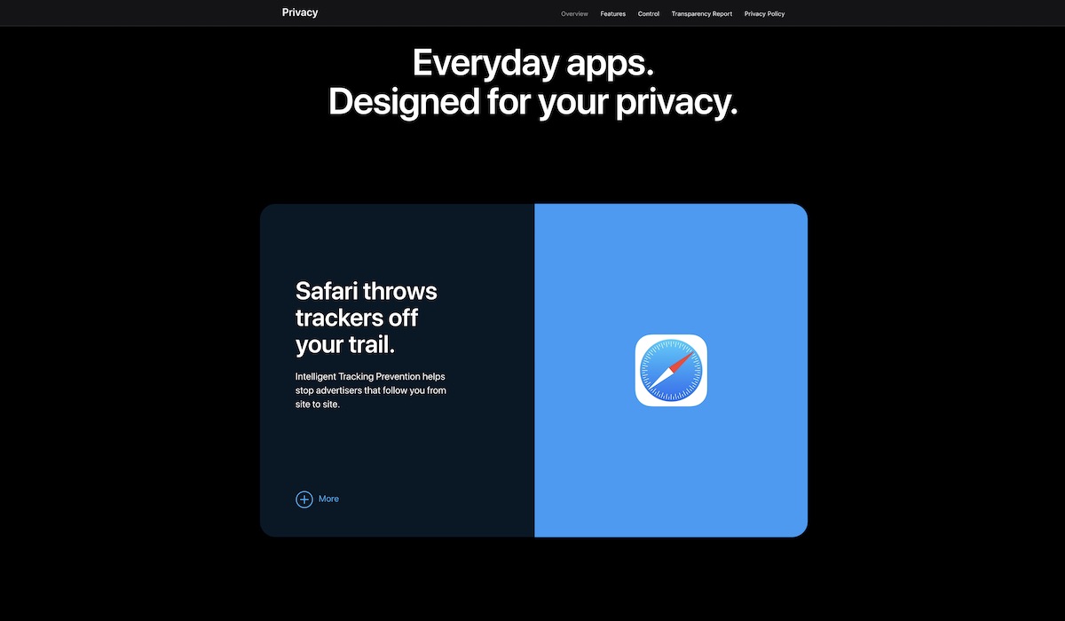 photo of Apple's Revamped Privacy Site Highlights 'Everyday Apps, Designed for Your Privacy' image