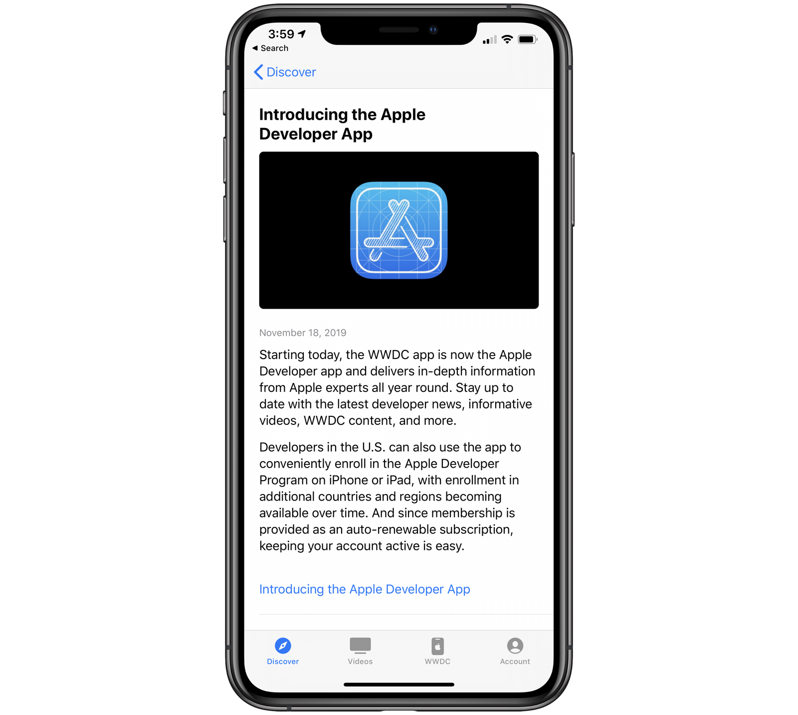 photo of Apple's WWDC App is Now 'Apple Developer App' With Year Round News, Videos and More image