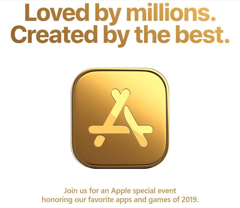 Apple to Hold Media Event on December 2 'Honoring Favorite Apps and Games of 2019'