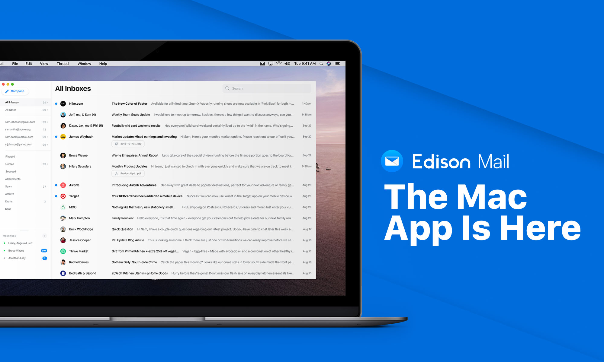 Edison Mailがmacに届き Iosアプリがスマートアシスタント機能を受け取る