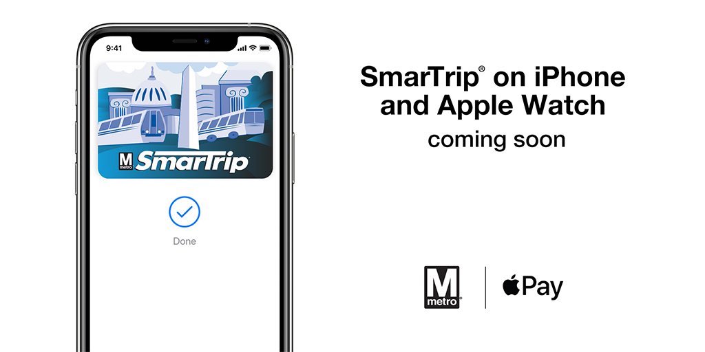 photo of Apple Pay With Express Transit Mode Coming to D.C. Metro in 2020 image